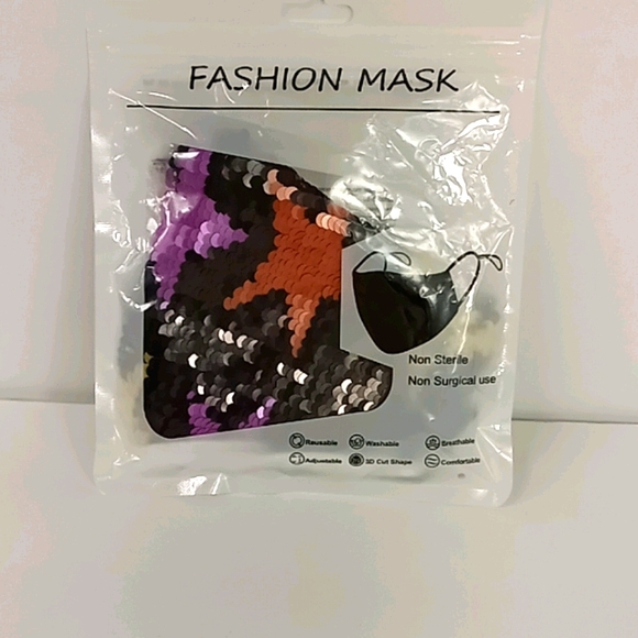 New fashion adult sequined adjustable facemask - Picture 6 of 6